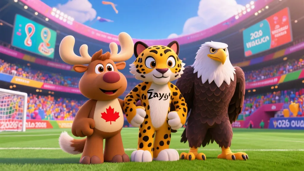 揭秘2026世界杯吉祥物：Maple、Zayu与Clutch背后的文化密码与狂欢寓意